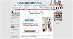 Desktop Screenshot of pickmybuilder.com